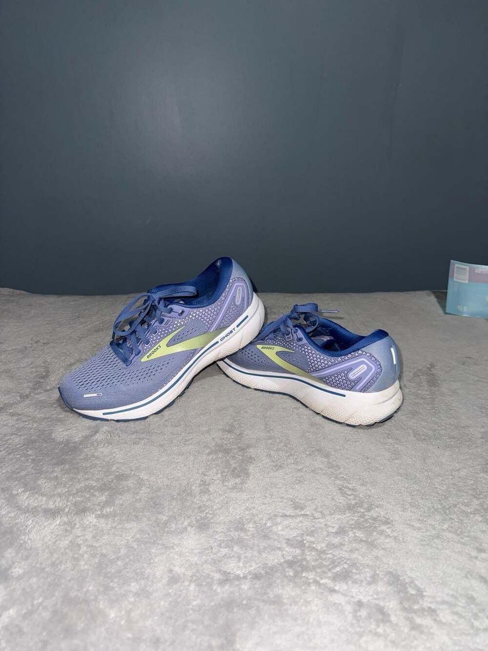 Ghost 14 Brooks Women Size 7.5 Medium B Running Shoe Purple Mint